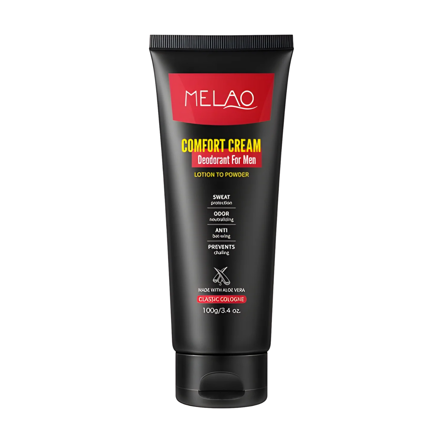 100g Melao Comfort kremdeodorant for menn